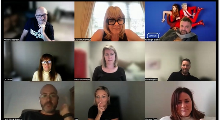 SMASH community of agency owners on a group call